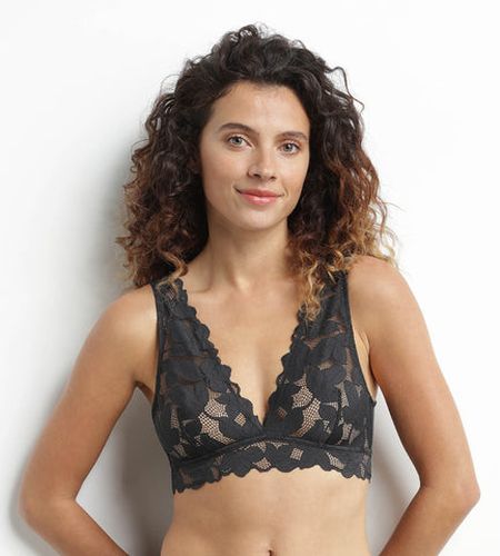 Bralette en dentelle à grosses fleurs Granit Lacy - Féminin - Taille S - DIM - Modalova