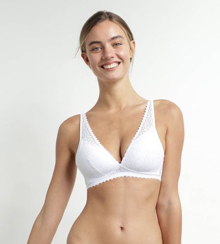 Soutien-gorge triangle avec mousses en microfibre Daily Dentelle - Féminin - Taille 85A - DIM - Modalova