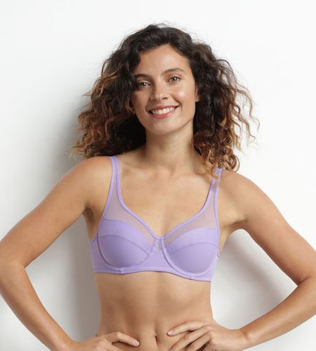 Soutien-gorge emboitant à armatures en microfibre Generous - Féminin - Taille 90B - DIM - Modalova