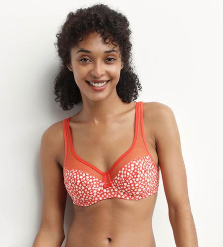 Soutien-gorge emboitant avec armatures à fleurs Generous - DIM - Modalova