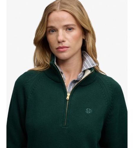 W6110625A Pull en tricot avec demi-fermeture éclair en (S), Casuel, Coton - Superdry - Modalova