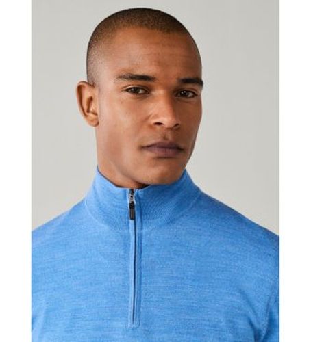 HM7000205 Pull à fermeture éclair Ess Merino Hzip (M), Casuel, Laine, Classique - Hackett London - Modalova