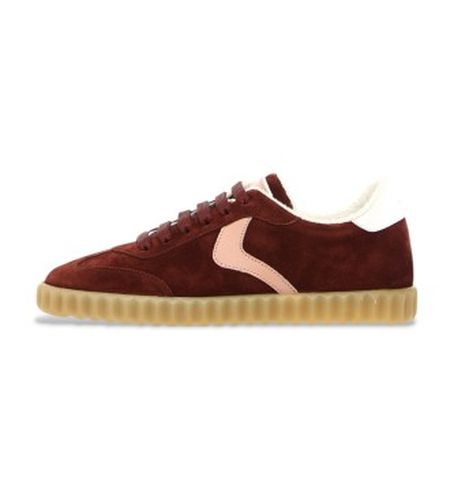 Voile . 2018630 Baskets en cuir Ines marron (36), 1 à 3 cm, Lacets, Casuel, Grenat - Voile blanche - Modalova