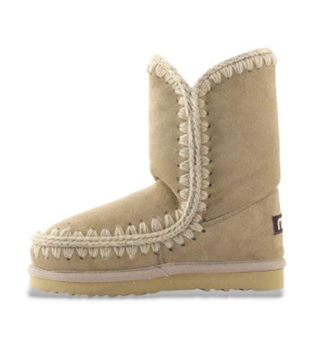 MU.FW101000A Bottines en cuir Eskimo 24 marron (36), Plat, Aucun, Casuel - Mou - Modalova