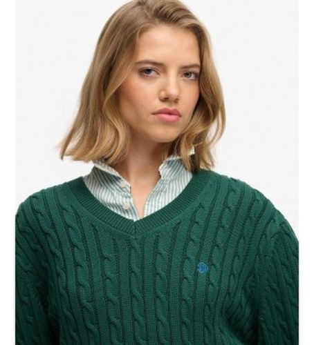 W6110742A Pull oversize à motifs torsadés (S), Casuel, Coton - Superdry - Modalova