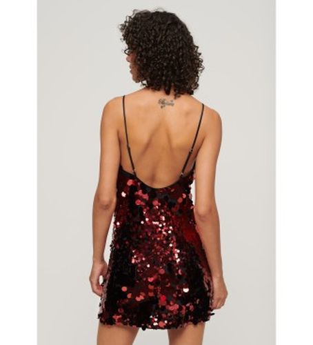 W8011718A Mini robe à paillettes disco (M), Casuel, Fête, Polyester, Sans manches / bretelles - Superdry - Modalova