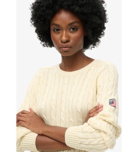 W6110610A Pull Slouchy Cable (L), Casuel, Coton - Superdry - Modalova