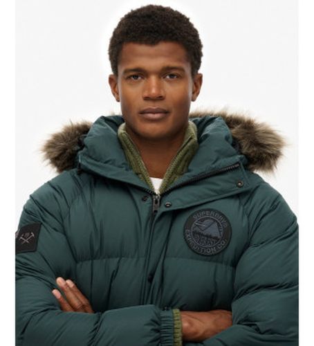 M5012208A Parka longue Everest Baffled (M), Casuel, Vert, Polyester - Superdry - Modalova
