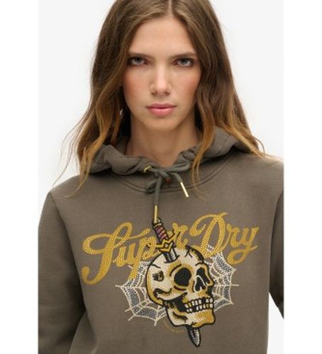 W2012130A Sweat à capuche graphique Tattoo Script (S), Casuel, Coton, Durable - Superdry - Modalova