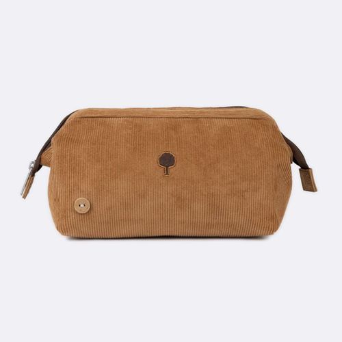 Trousse de toilette camel vegan - FAGUO - Modalova