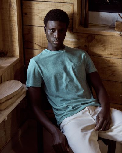 T-shirt bleu - FAGUO - Modalova