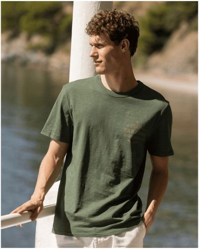 T-shirt kaki club paradis - FAGUO - Modalova