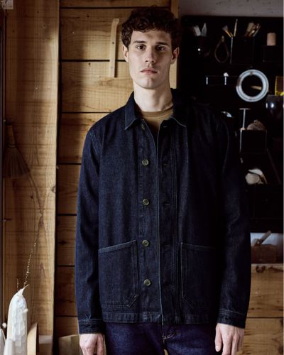Veste denim brut - FAGUO - Modalova