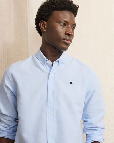 Chemise bleu ciel coton - IVOY - FAGUO - Modalova