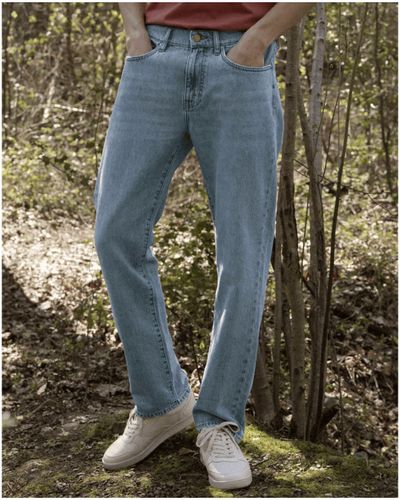 Jean light denim coupe straight - FAGUO - Modalova