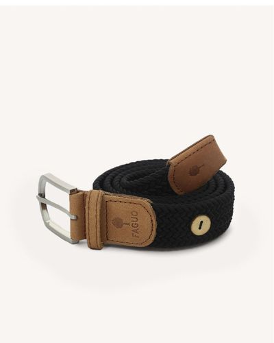 Ceinture noire ceinture unie - FAGUO - Modalova