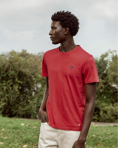 T-shirt rouge vif - FAGUO - Modalova