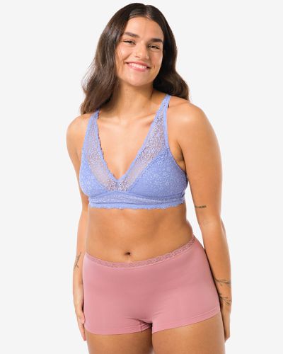 Culotte Microfibre Sans Couture Avec Dentelle () - HEMA - Modalova