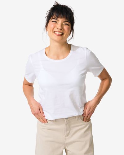 HEMA T-shirt Femme Blanc (blanc) - HEMA - Modalova