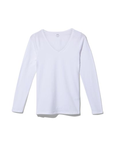 HEMA T-shirt Femme Blanc (blanc) - HEMA - Modalova