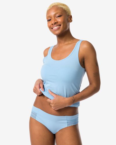 Slip Brésilien Micro Avec Dentelle () - HEMA - Modalova