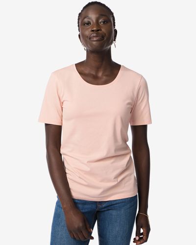 T-shirt Slim Fit Col Rond - Manche Courte () - HEMA - Modalova