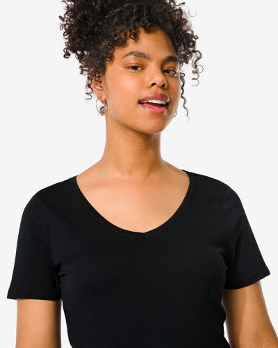 HEMA T-shirt Femme Noir (noir) - HEMA - Modalova