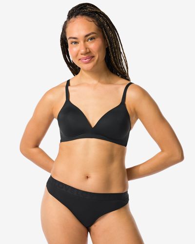 HEMA String Coton Femme Noir (noir) - HEMA - Modalova