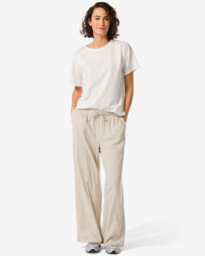 Pantalon Riley Avec Lin () - HEMA - Modalova