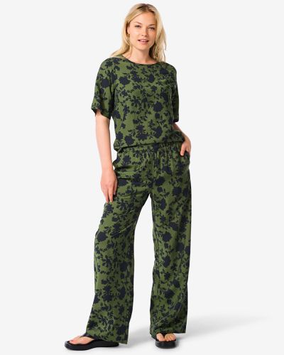 Pantalon Lara À Fleurss () - HEMA - Modalova