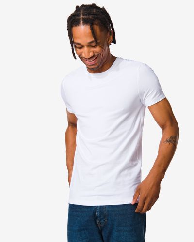 T-shirt Slim Fit Col Rond () - HEMA - Modalova