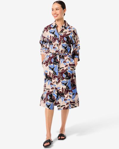 Robe Boutonnée Isabel Avec Feuilless () - HEMA - Modalova