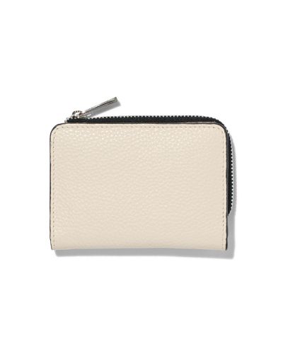 Portemonnaie Zippé Cuir Beige RFID 8.x11.5 - HEMA - Modalova