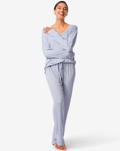 Pyjama Rayé Bleu () - HEMA - Modalova