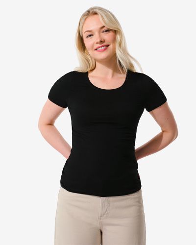 HEMA T-shirt Femme Noir (noir) - HEMA - Modalova