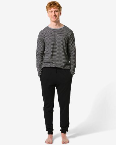 HEMA Pyjama Homme Rayé Noir (noir) - HEMA - Modalova