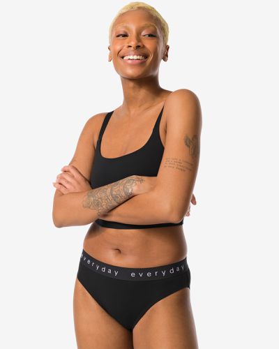 HEMA Slip Coton Femme Noir (noir) - HEMA - Modalova