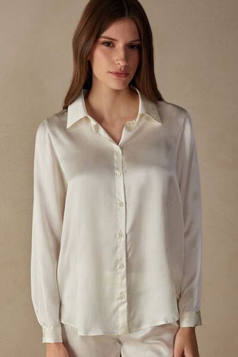 Long Sleeve Silk Shirt Woman Size L - Intimissimi - Modalova