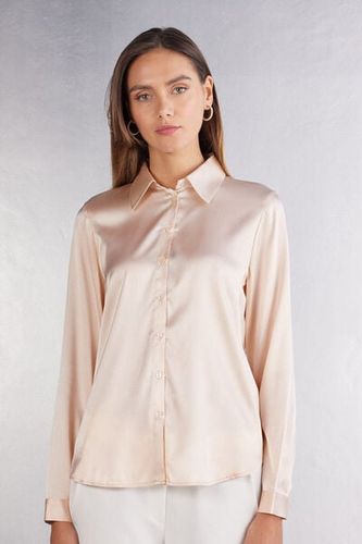 Silk Shirt Woman Natural - Intimissimi - Modalova
