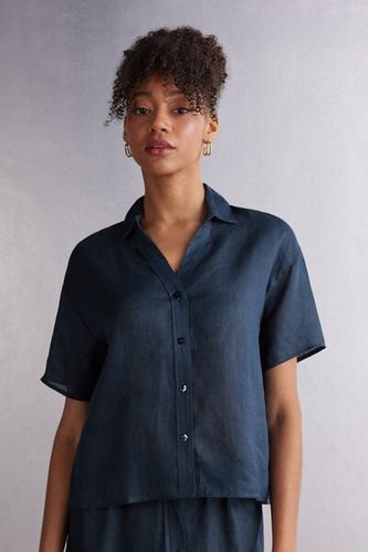 The Pure Linen Short Sleeve Shirt - Intimissimi - Modalova