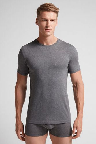 Superior Cotton T-Shirt Man Dark Grey Size XL - Intimissimi - Modalova