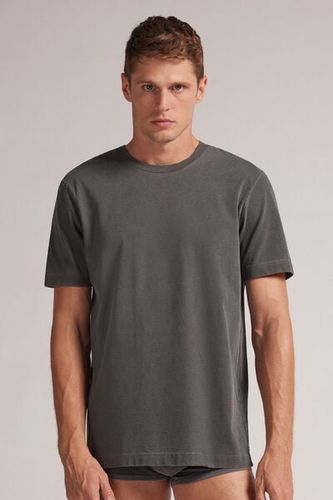 Washed Collection Cotton T-Shirt Man Grey Size XL - Intimissimi - Modalova