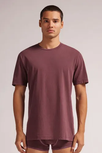 Washed Collection Cotton T-Shirt Man Burgundy Size XL - Intimissimi - Modalova