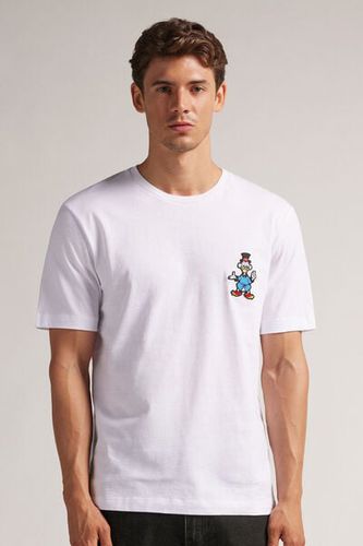 Scrooge Mc Duck Disney Cotton T-Shirt Man White Size S - Intimissimi - Modalova