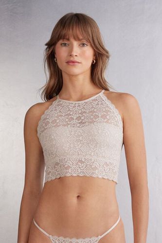 Lace Bra Top Woman Natural Size L - Intimissimi - Modalova