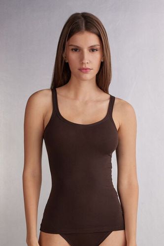 Ultralight Cotton Top Woman Brown Size S - Intimissimi - Modalova