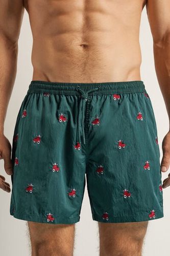 Embroidered Scooter Swim Trunks Man - Intimissimi - Modalova