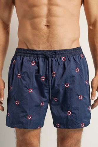 Embroidered Lifesaver Swim Trunks Man - Intimissimi - Modalova