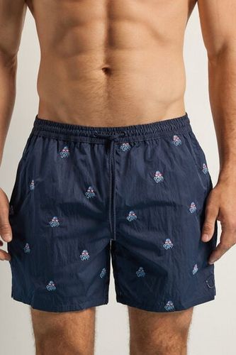 Embroidered Octopus Swim Trunks Man - Intimissimi - Modalova