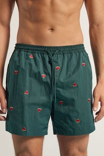 Embroidered Watermelon Swim Trunks Man - Intimissimi - Modalova